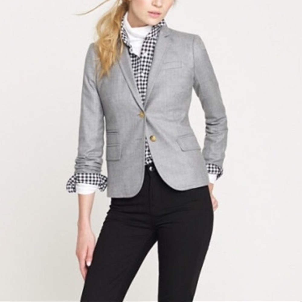 JCrew Flannel Blazer